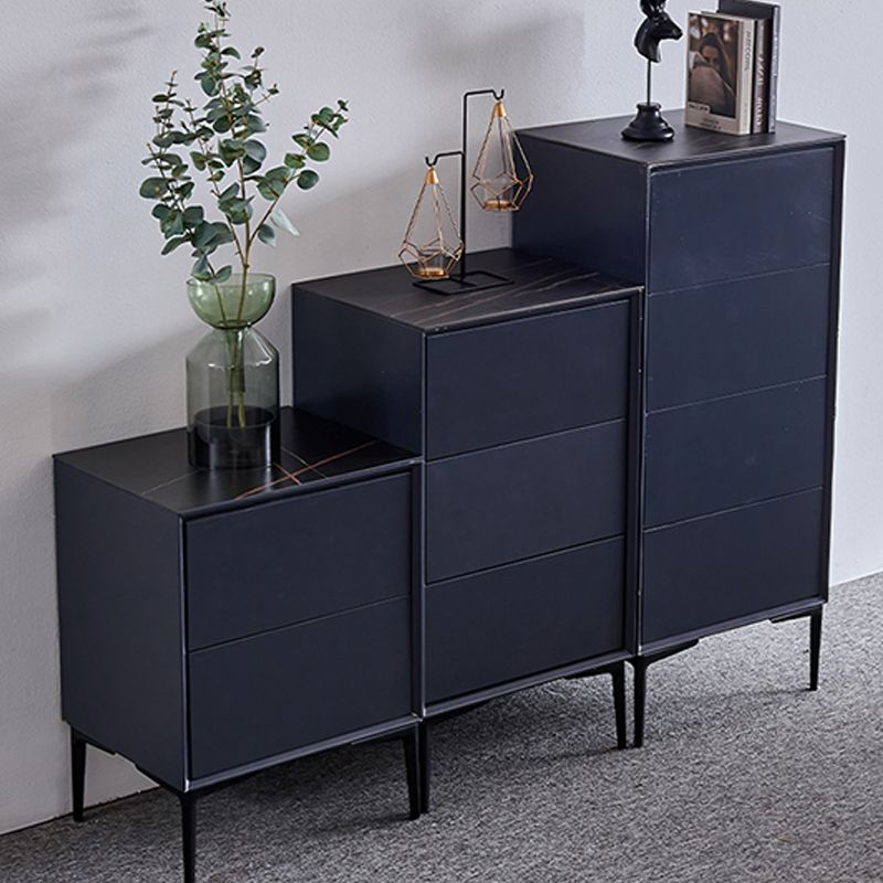 Bedroom Contemporary Storage Chest 16" Wide Chest with Drawers