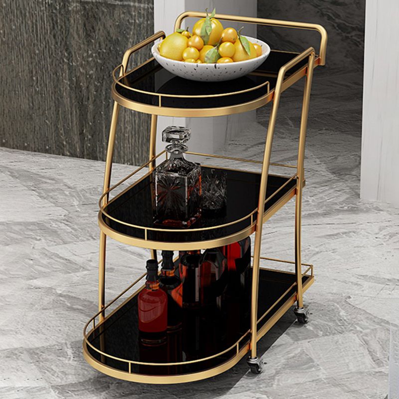 32.28" High Contemporary Prep Table Rolling Metal Prep Table for Kitchen