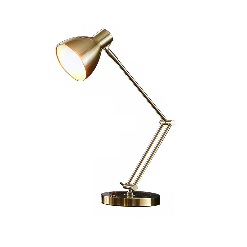 Moderne Stil verjüngter Tischlampe Metall Schlafzimmer Nächte und Lampe mit Kreisbasis