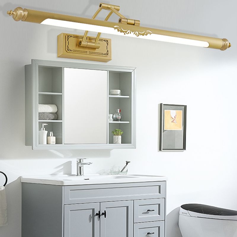 Lampada da parete creativa minimalista domestica con ombra acrilica per il bagno