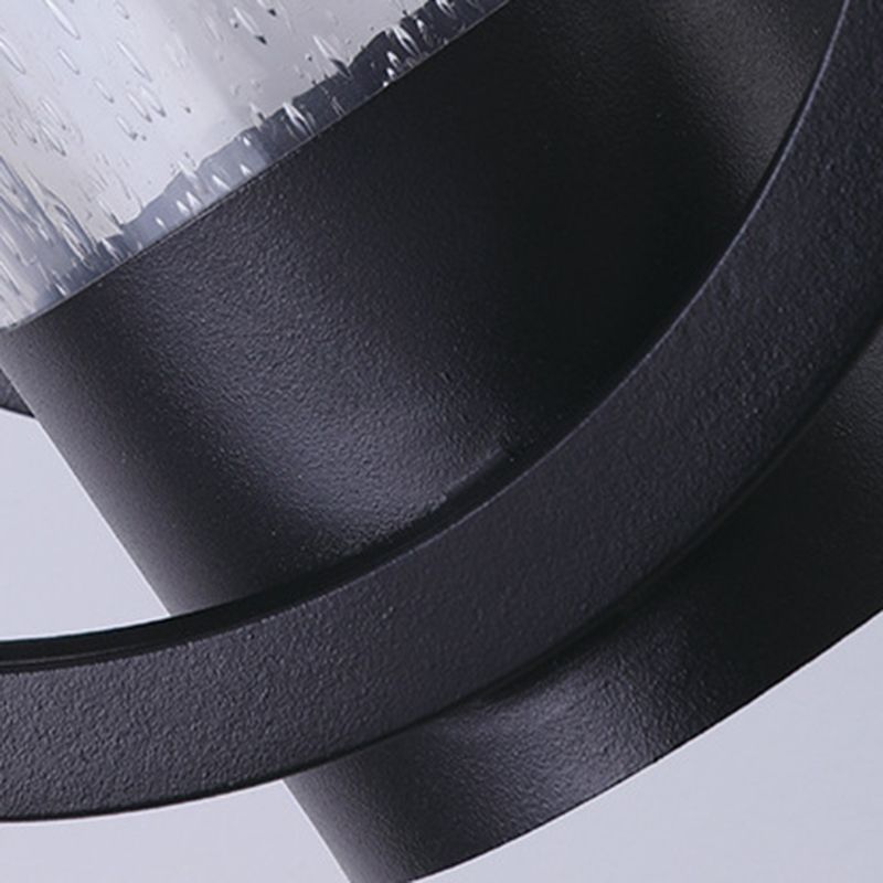 Vintage Circles Wall Mount Lighting Glass Wall Mounted Lighting for Courtyard