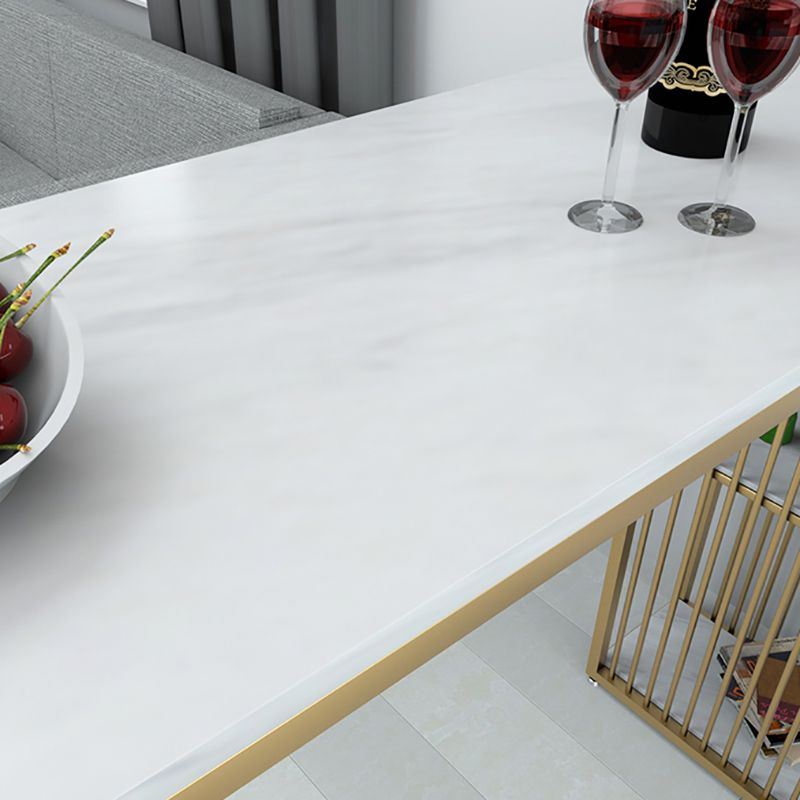 Industrial Style Rectangle Bar Counter Table Stone Bar Counter Table for Home