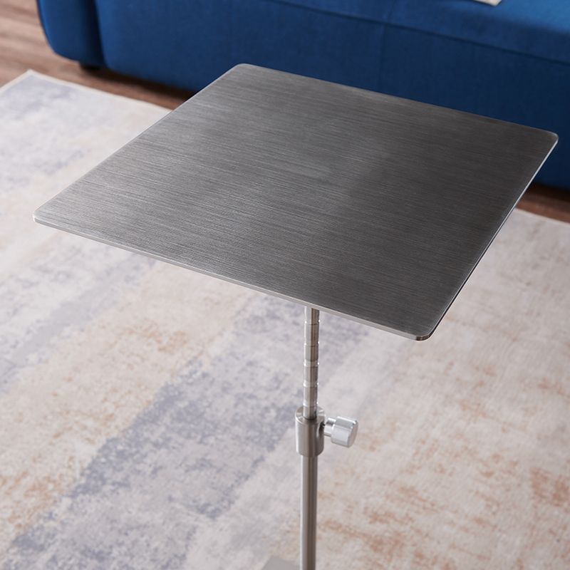 Modern Style Round/square Metal Table with Square Base Coffee Table