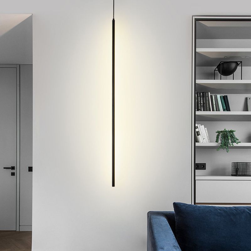 Moderne runde Röhre 12W LED -Anhänger leichte lange Linienlampen für Schlafzimmer Esszimmer