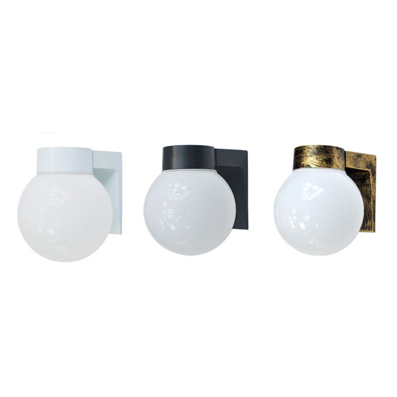 Kugelform Glaswand Licht moderner Stil 1 Leicht Wandmontaged Beleuchtung