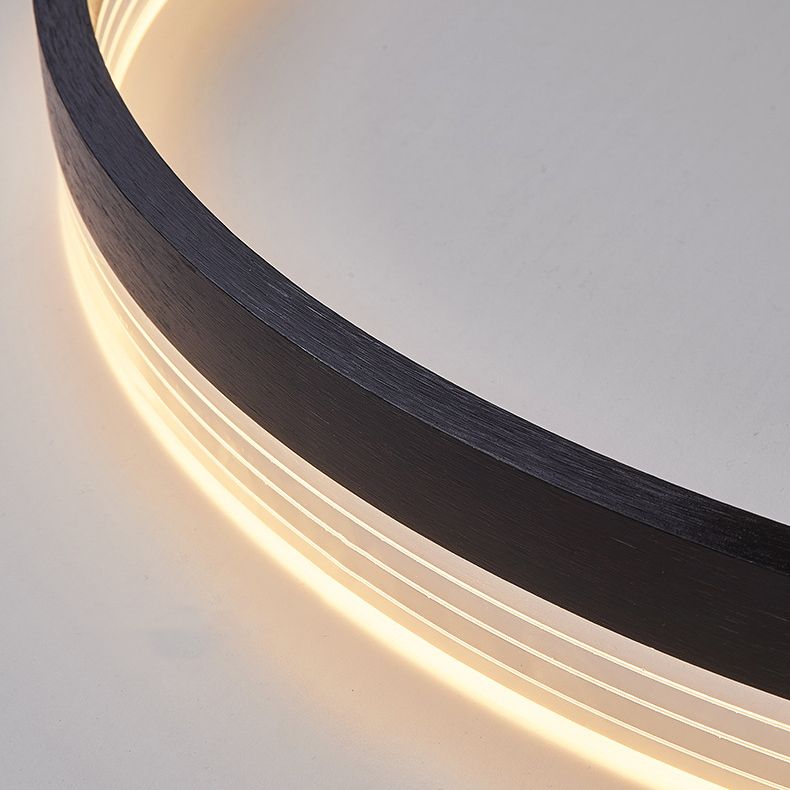 Modern Ceiling Lamp Circle LED Flush Mount Light Fixture for Bedroom