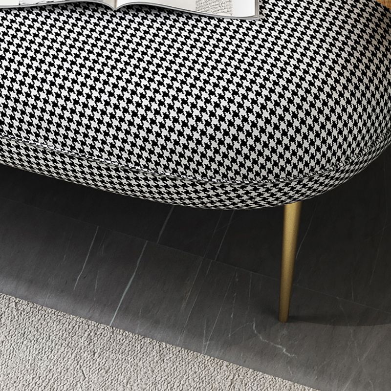 59" W x 29" D x 23" H Cotton Armless Modern with Tight Back for Living Room, Bonus Room