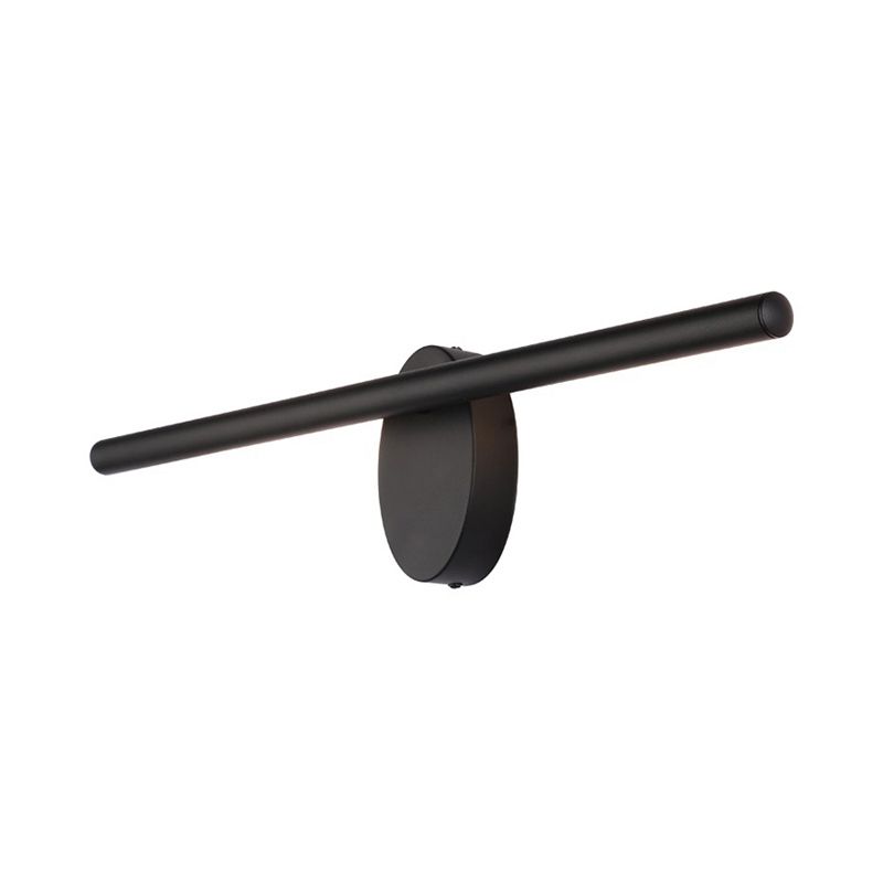 Lampada a parete a LED contemporanea con tonalità acrilica finitura a parete tubata per il bagno, largo 21,5 "/28"/36 "