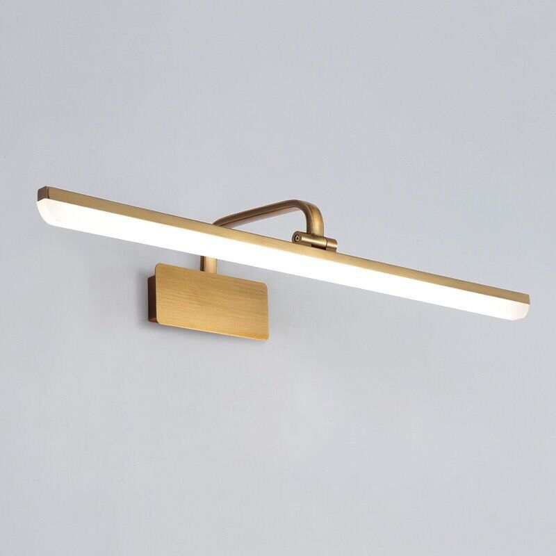 Style moderne de style minimaliste de vanité linéaire luminaires luminaires en métal lampe pour les toilettes