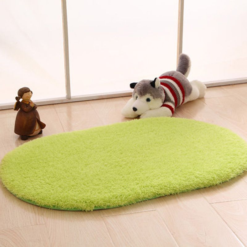 Einfacher niedlicher Teppich mehrfarbigem, fester Farbe Innenpulte Rutschtierfreundlichkeit Easy Care Area Teppich für Zuhause