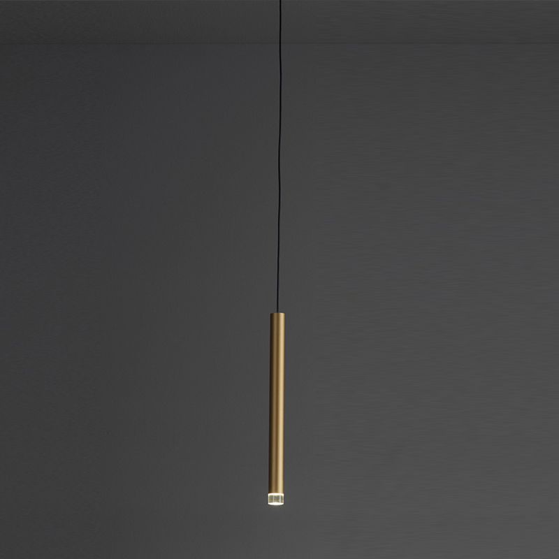 Metal Linear Hanging Lights Modern Style 1 Light Hanging Mount Fixture pour le chevet