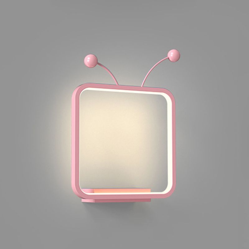 Metal Geometric Shape Wall Light Kid Style 1 Light Wall Light Sconce