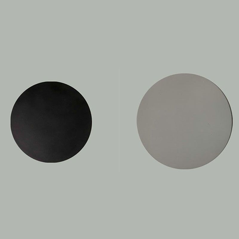 Lampada a parete circolare Moderna lampada montata a parete a 1 luce con tonalità di cemento