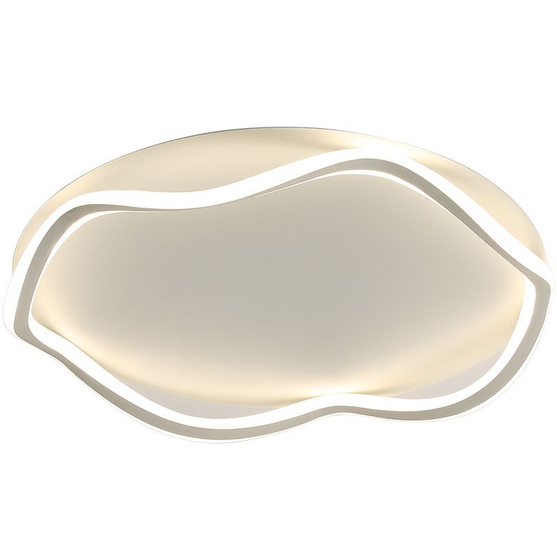 Modern Style Flush Mount Licht Acryl 1 Licht Plafond Licht voor slaapkamer