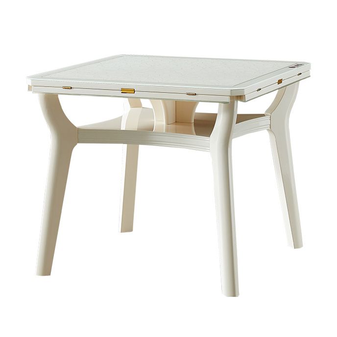 Contemporary Kitchen Dinner Table Extendable 4 Legs Dining Table