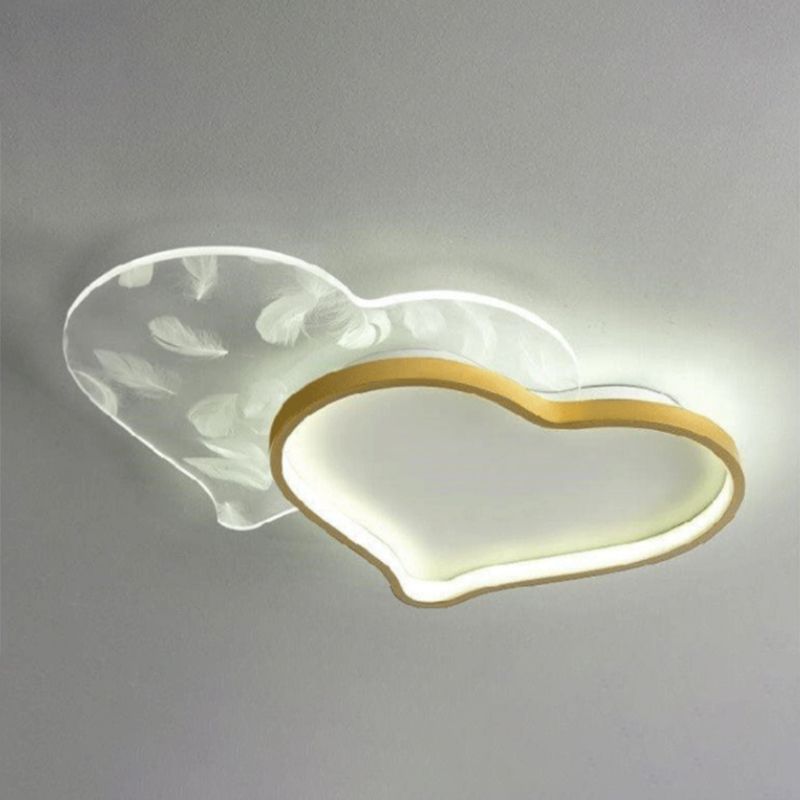 LED-plafondverlichting Moderne inbouwplafondlampen met verenpatroon