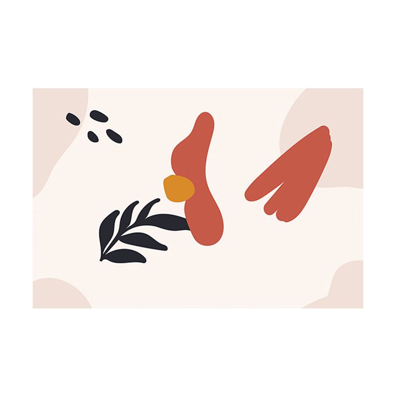 Modern Rug Polyester Color Block Indoor Rug Washable Rug for Drawing Room