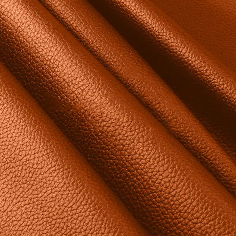 Gorgeous Square Ottoman Pure Color Genuine Leather Water Resistant Footstool Ottoman