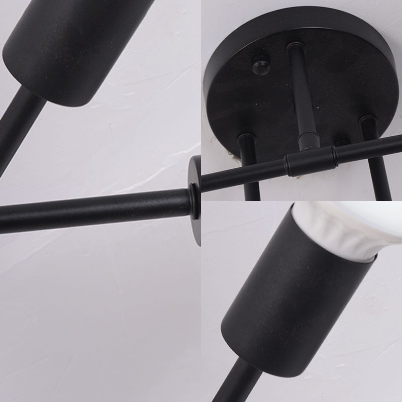 Plafonnier nordique personnalité créative forme spéciale Style industriel salon chambre étude Restaurant fer Art lampes