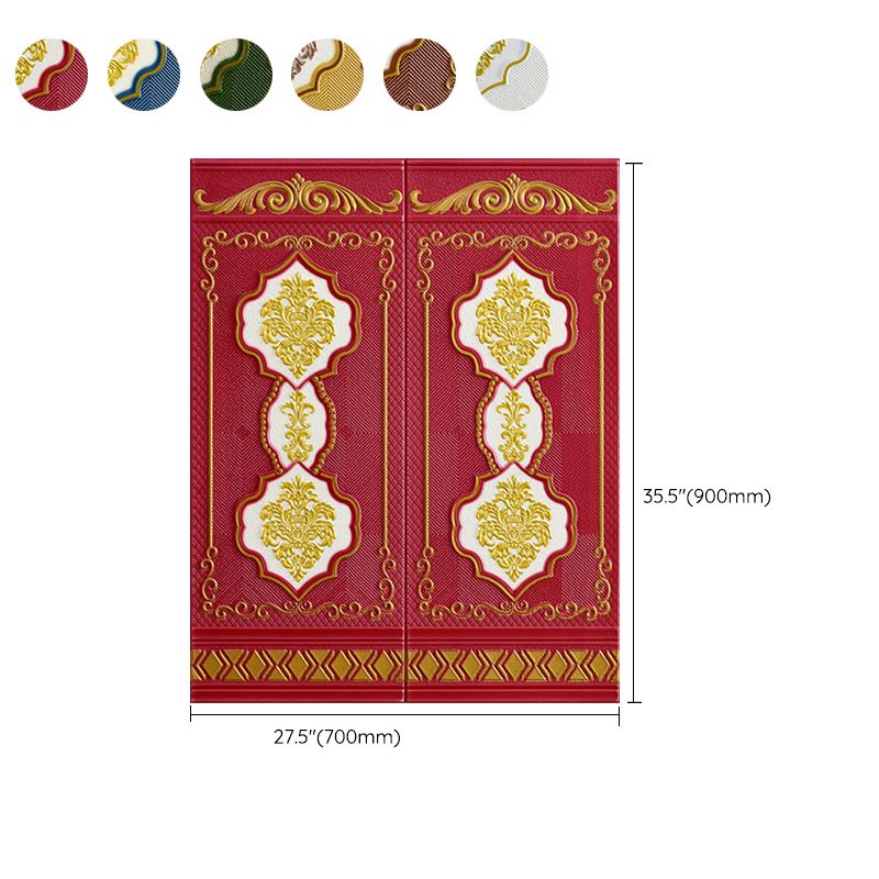 Plastic Backsplash Panels Peel and Stick Wainscoting with Waterproof