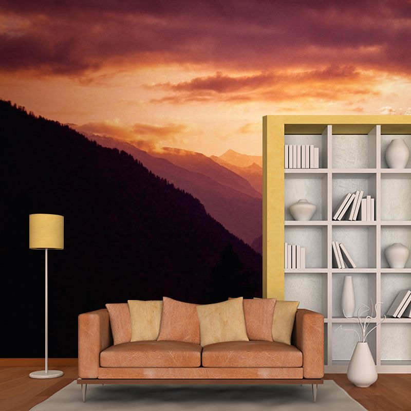 Customized Mountain Landscapes Mural Eco-friendly Wallpaper for Room