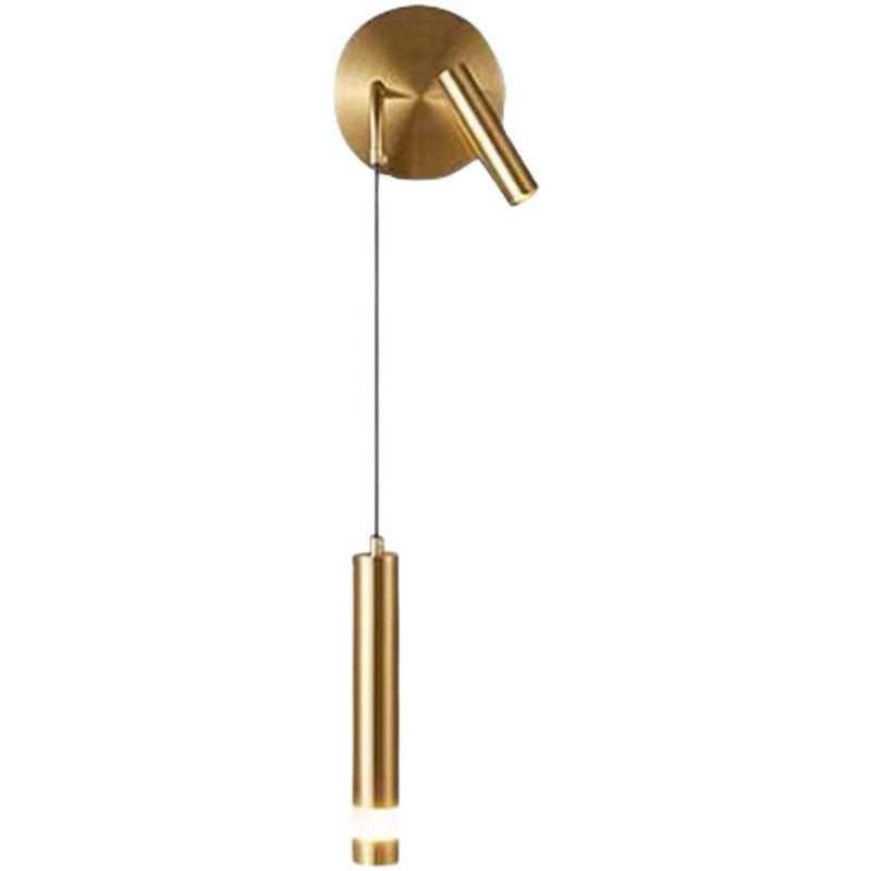 Lámpara de pared de lectura metálica moderna Fixtura de apliques de pared doméstica para sala de estar de dormitorio