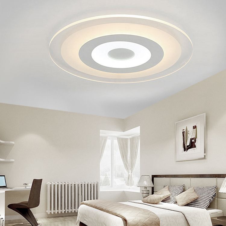 Circular Flush Mount Ceiling Lights Modern Acrylic Flushmount