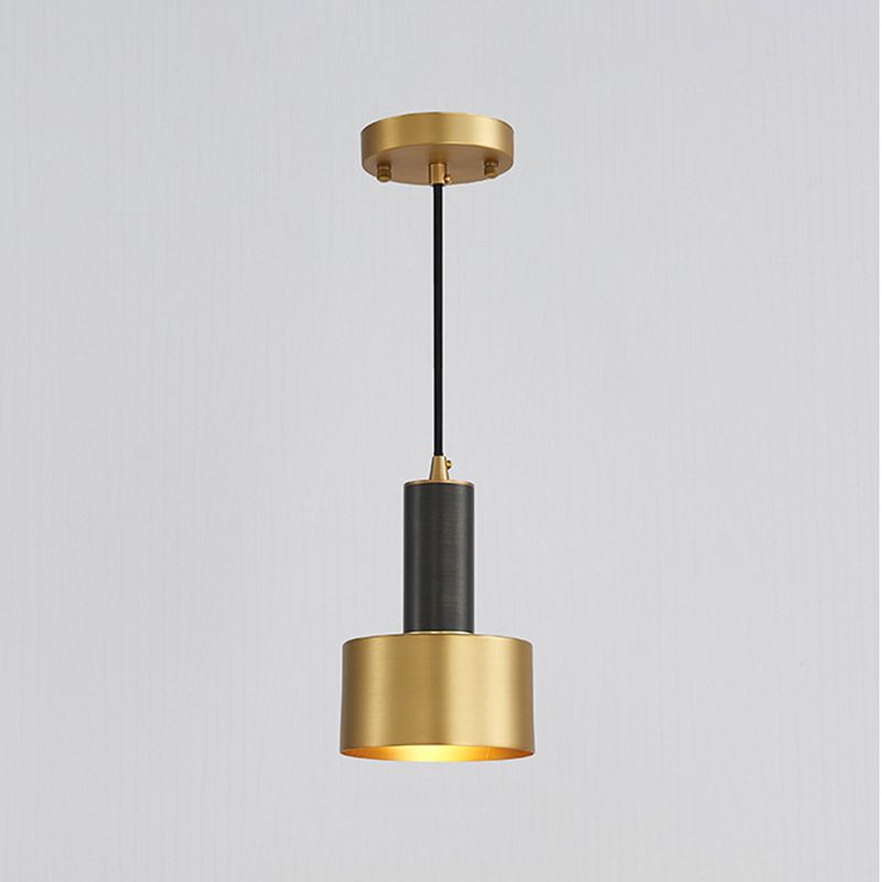1 léger pendentif suspension de style postmoderne éclairage suspendu en métal pour le salon