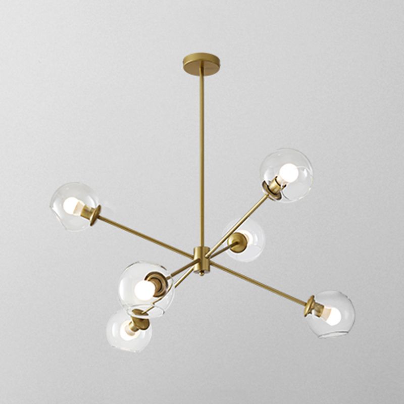 6/8/10 Lichten Kroonluchter Lamp Goud Simplicity Suspension Hanglamp