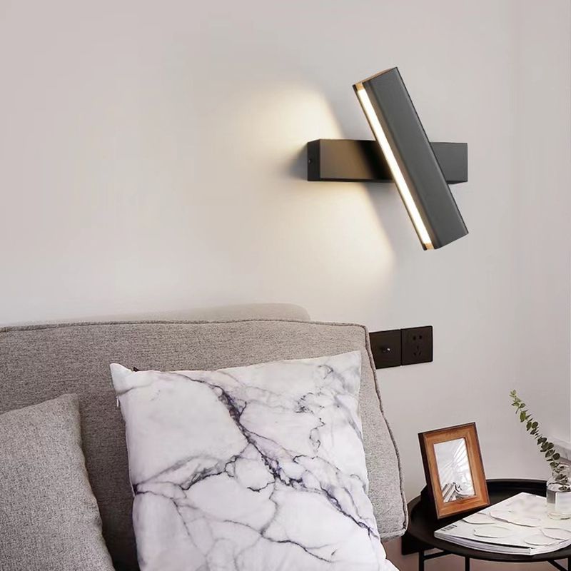 Metal Linear Sconces Indoor Contemporary 1 Light Wall Light Fixture