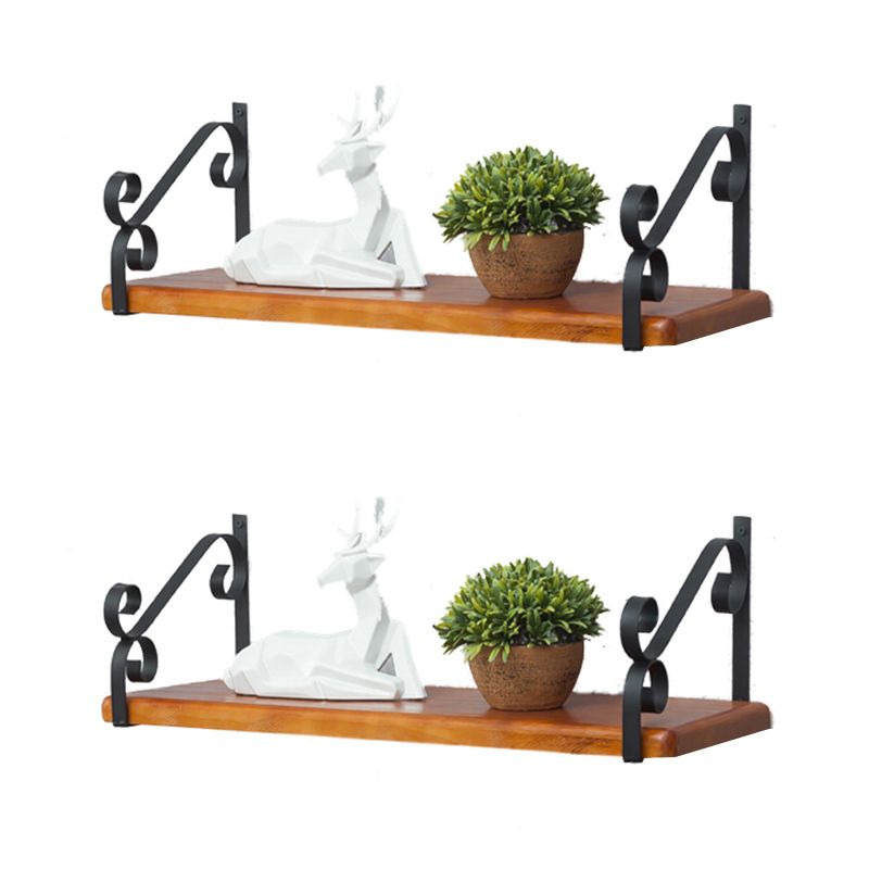 Closed Back Bookshelf Glam Style Wall Mounted Bookcase for Office Home Study Room