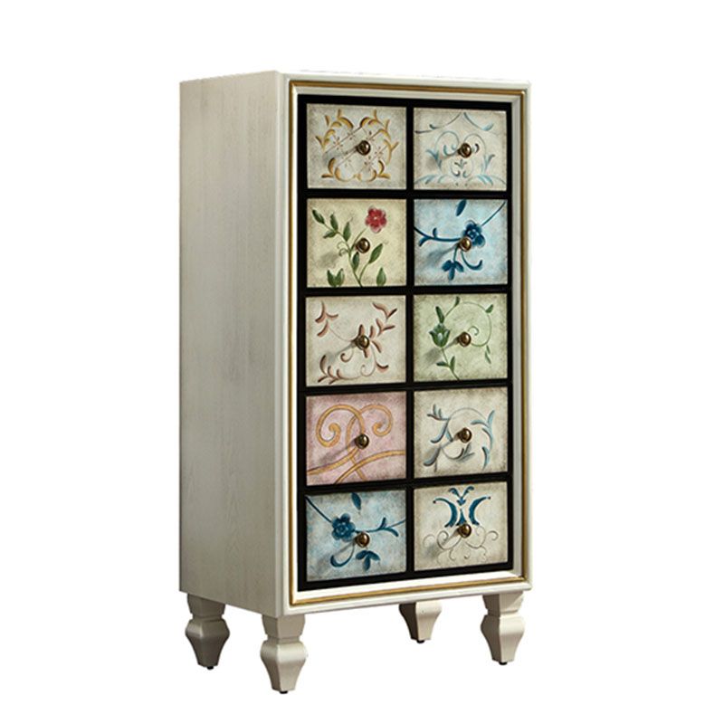 15.99/17.55 Inch W Traditional Storage Chest Dresser Solid Wood Dresser