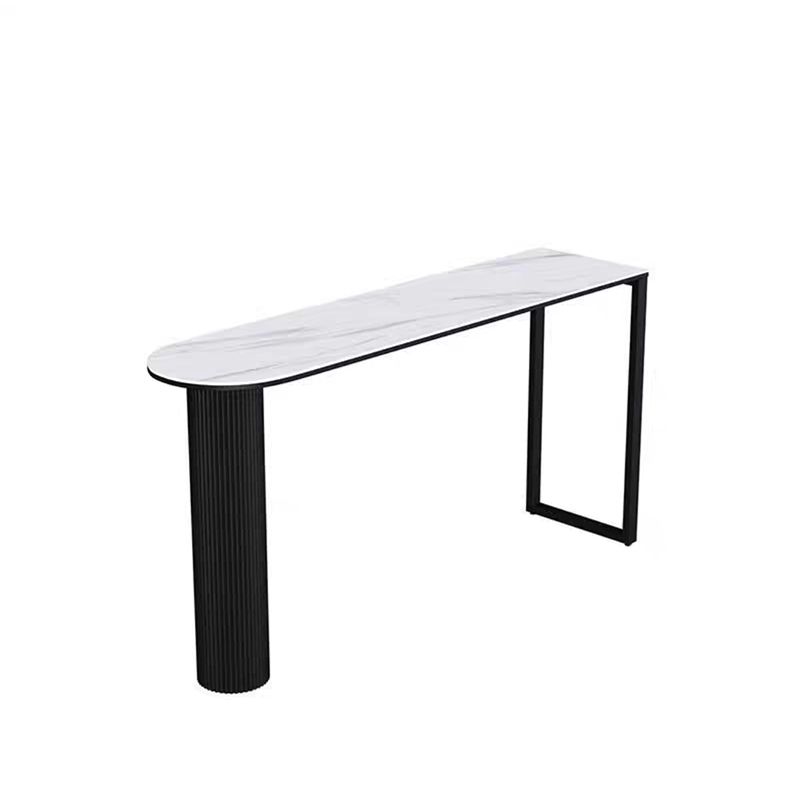 Sintered Stone Bistro Table Set 1/2/3 Pieces Modern Irregular Shape Pub Table Set