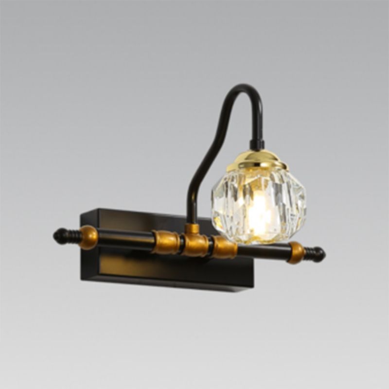 Prisma de cristal Lámpara de pared de tocador hexagon