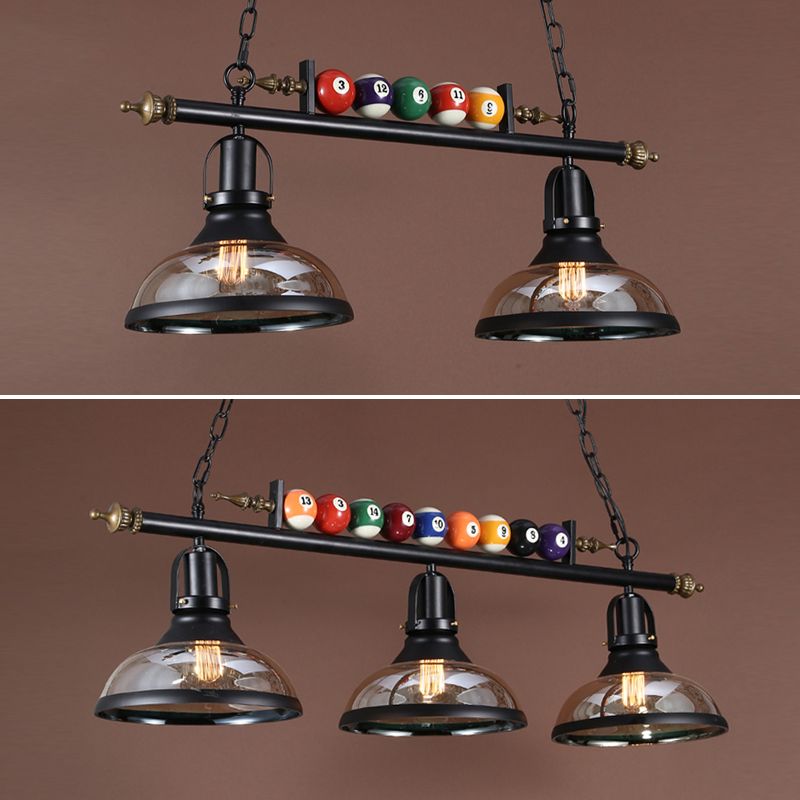 American Style Metal Chandelier Multi Light Hanging Light for Billiard Shop