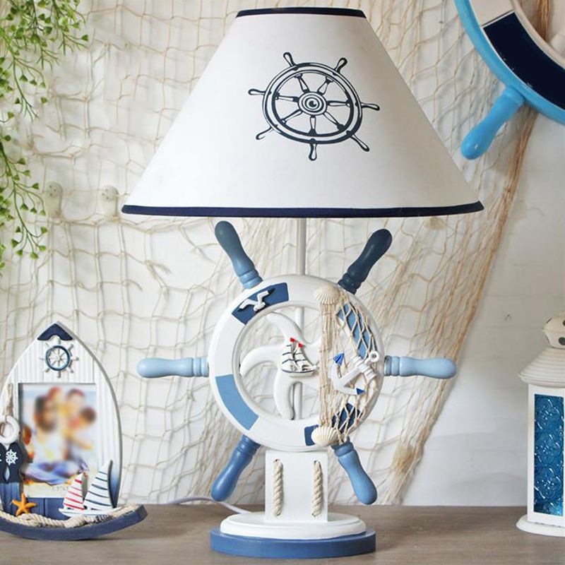 Kinderstijl roertafel lamp hout 1 kop nachtlampje in het bed in roze/blauw/groen met dimmer schakelaar/stroomschakelaar