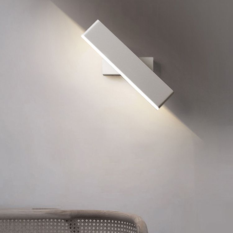 Modern Style LED Wall Lamp Minimalist Rotatable Wall Light Sconce for Bedroom