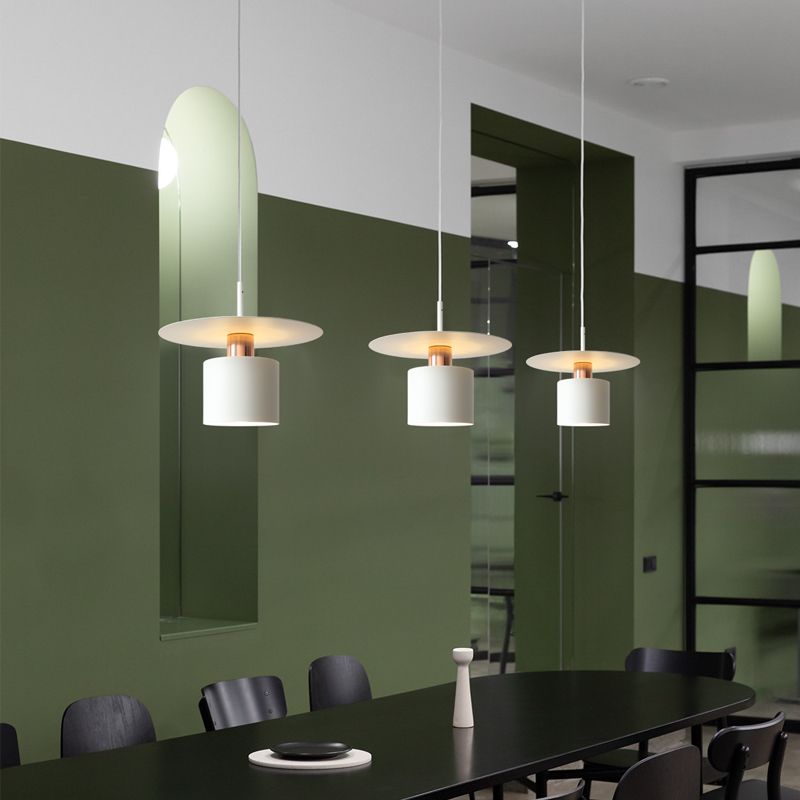 Moderne creatieve single hanger licht smeedijzeren hangende lamp voor eetkamer