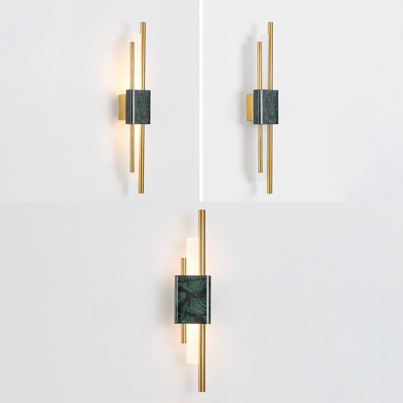 Lampada a parete a 1 luci lampada moderna a parete a parete con tonalità acrilica bianca