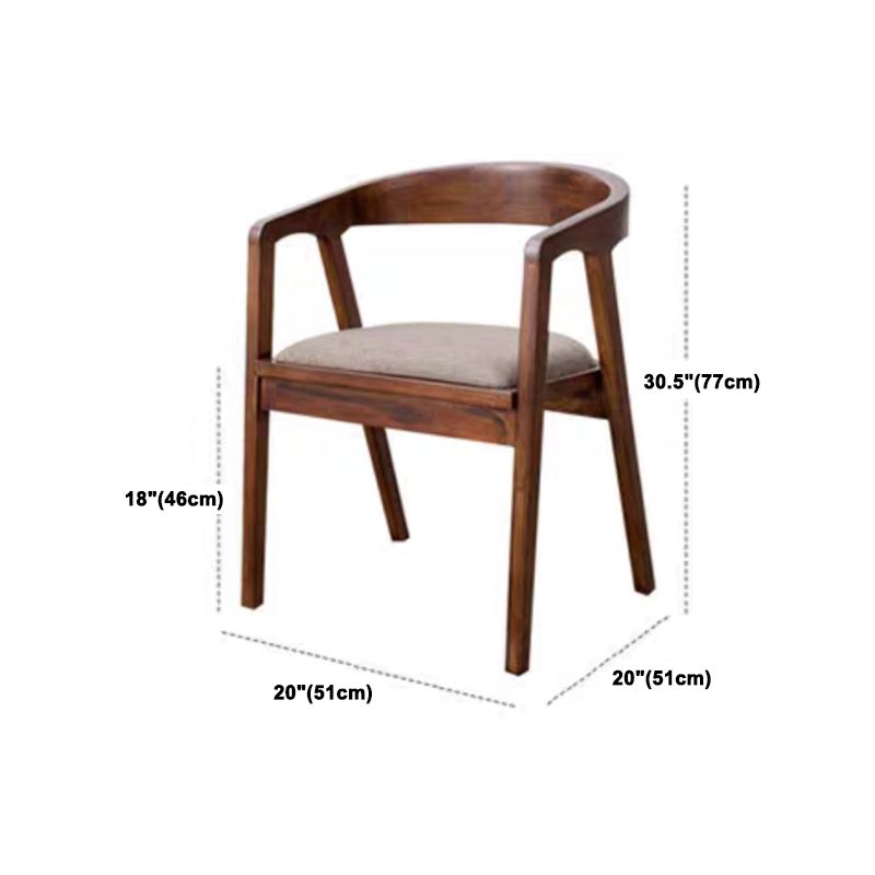 Modern 1/2/4 Pieces Rectangle Dining Set Solid Wood Dining Table with Wooden Chairs