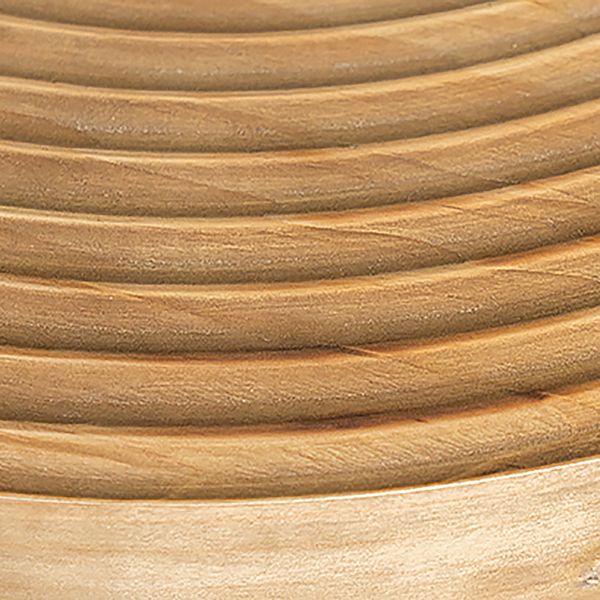 Modern Wooden Coffee Table Round Top Shape Cocktail Table for Living Room