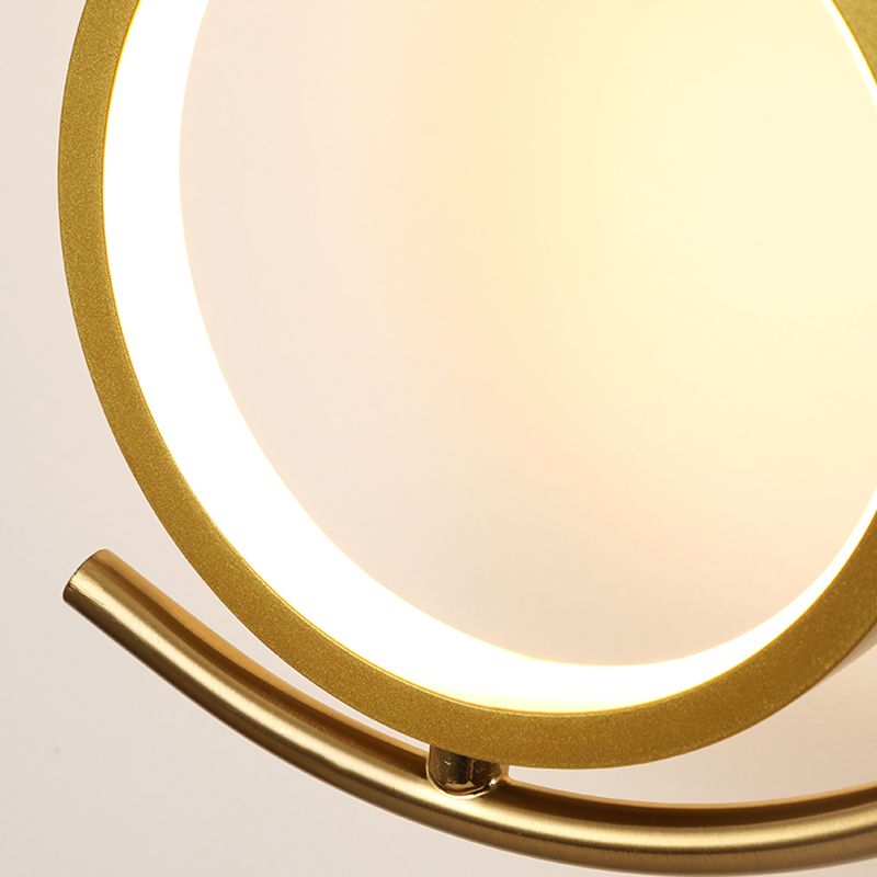 Modern Linear Wall Mounted Light Fixture Metal 1 Light Wall Sconce for Living Room