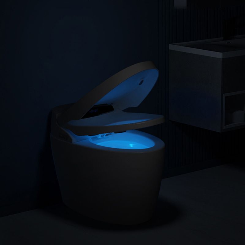 Contemporary Floor Mounted Toilet Indoor One Piece Toilet Bowl
