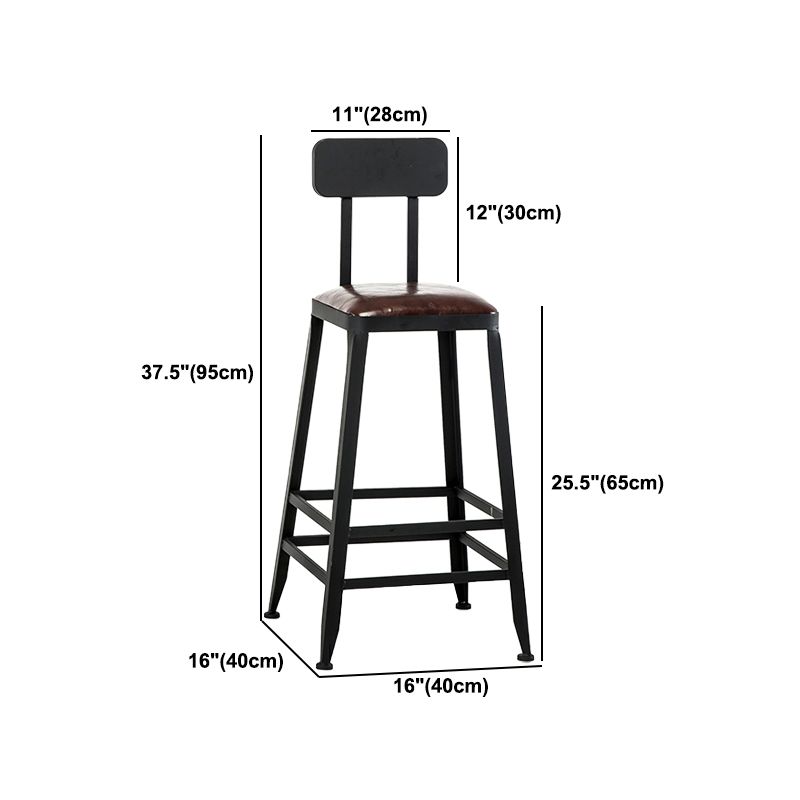Industrial Rectangular Bar Pub Table Set 1/5 Pcs Solid Wood Top Bar Table with Iron Stools