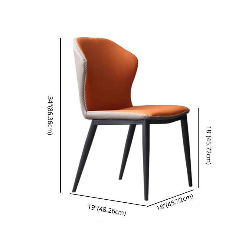 Contemporary Style Sintered Stone Dining Table with Black Fixed Table and 4 Legs Base