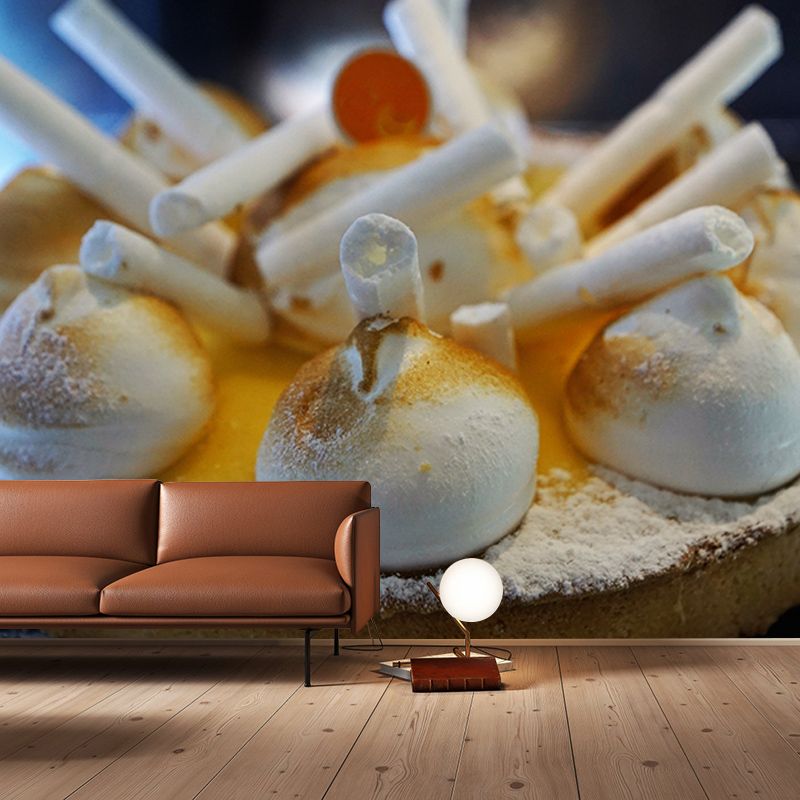 Cake Delicious Dessert Stain Resistant Cake Shop Wall Covering, Personalised Size