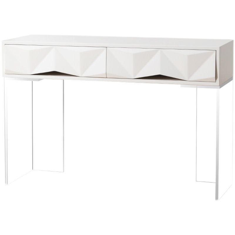 Modern Makeup Dressing Table Stool Set with 1/2 Storage Drawers