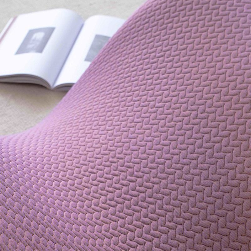 Armless Chair 29.5" L x33.8" W x25.5" H Chunky Textured Chair for Living Room