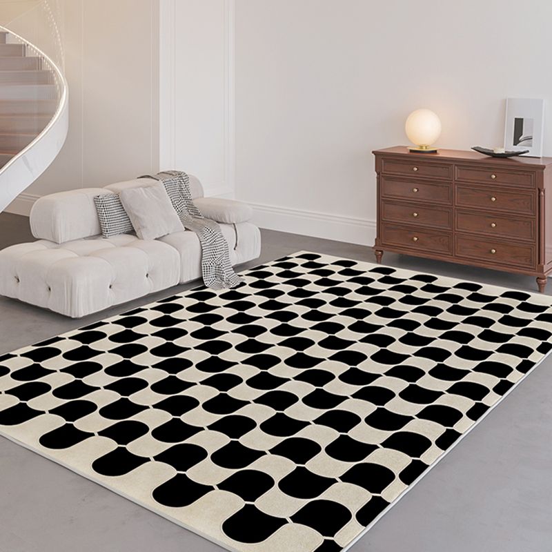 Meerkleurig casual binnentapijt, polyester splitsend printtapijt, antislip binnentapijt voor woondecoratie
