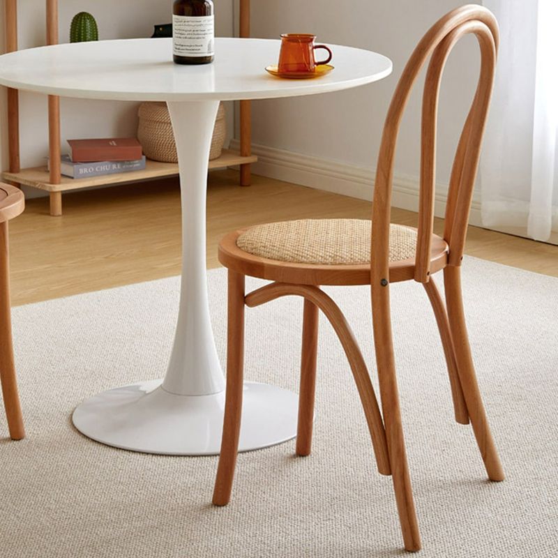 Solid Wood Side Chair Windsor Back Dining Chair for Living Room